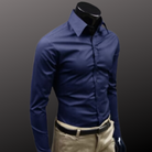 Langarm Business Poloshirt für Männer