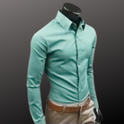 Langarm Business Poloshirt für Männer