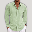 Button down Langarm Hemd für Männer