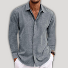 Button down Langarm Hemd für Männer