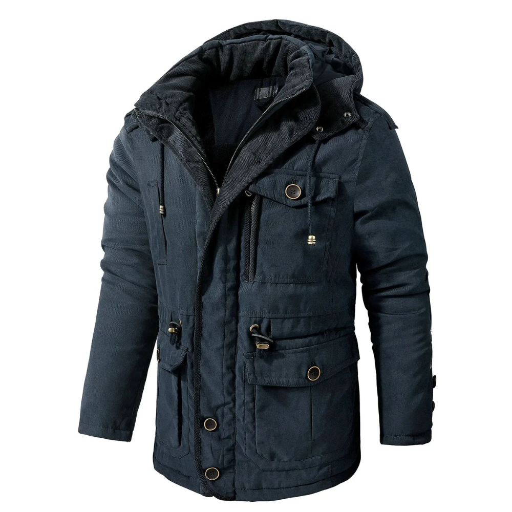 Herren Kapuze Winterjacke | Kurze