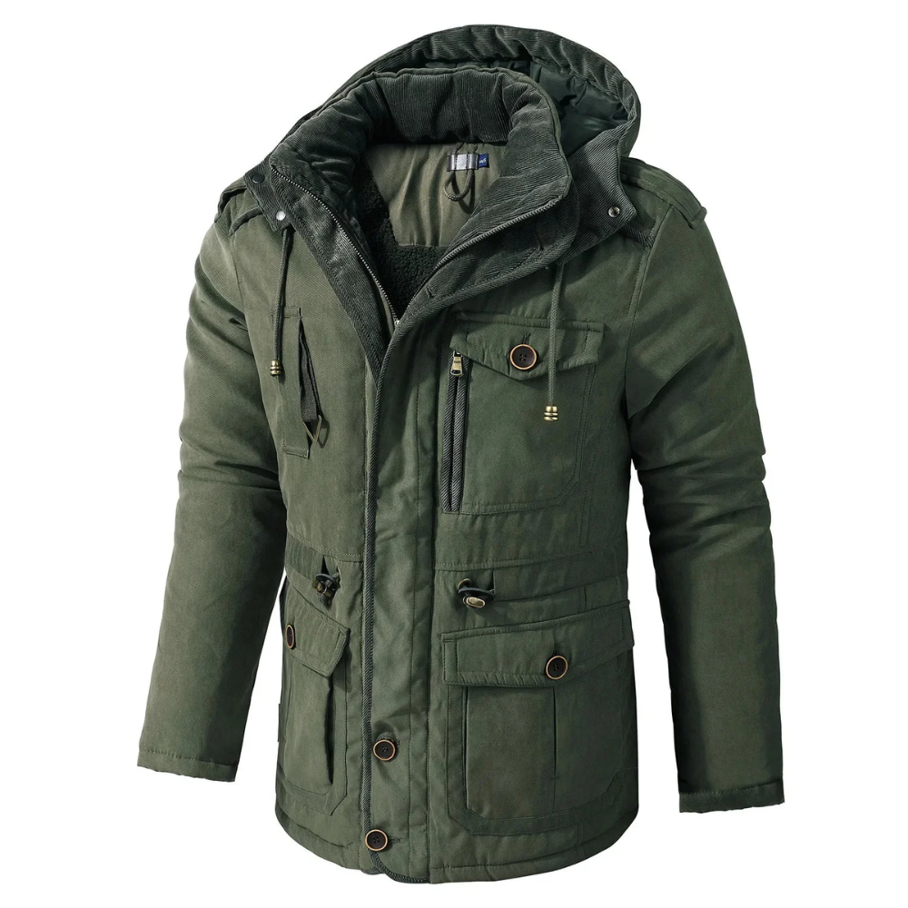 Herren Kapuze Winterjacke | Kurze