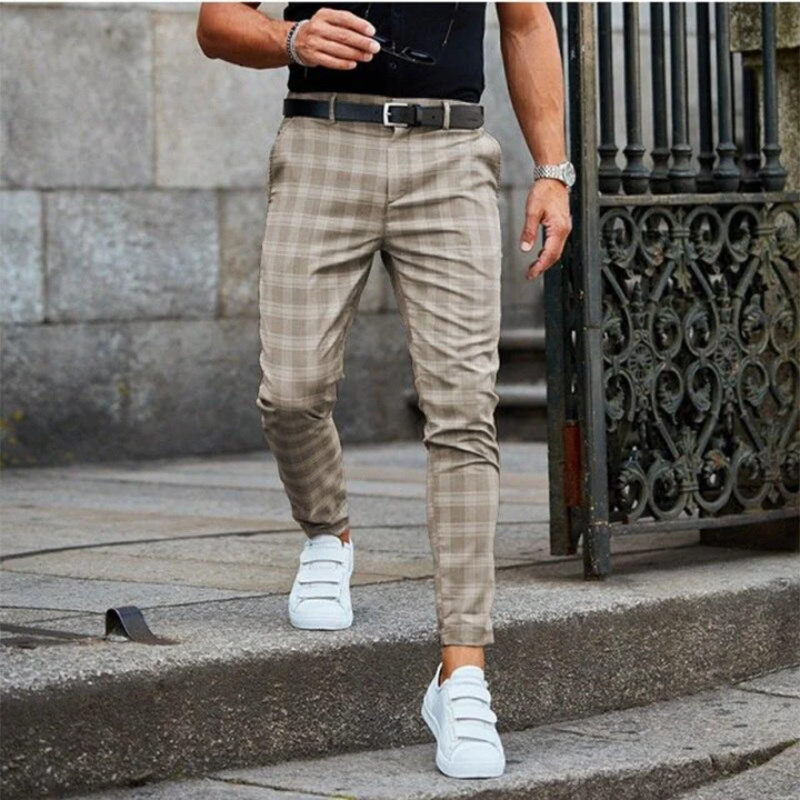Kariert Chino-Hose für Männer