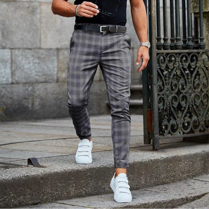 Kariert Chino-Hose für Männer