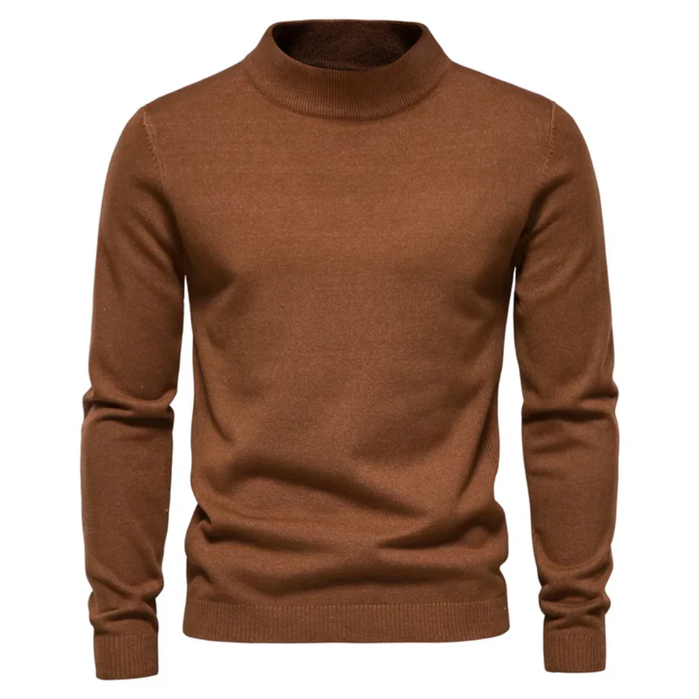 Kurzes Rollkragen-Sweatshirt für Männer