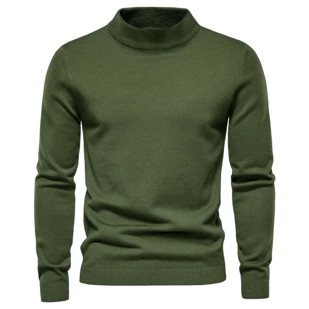 Kurzes Rollkragen-Sweatshirt für Männer