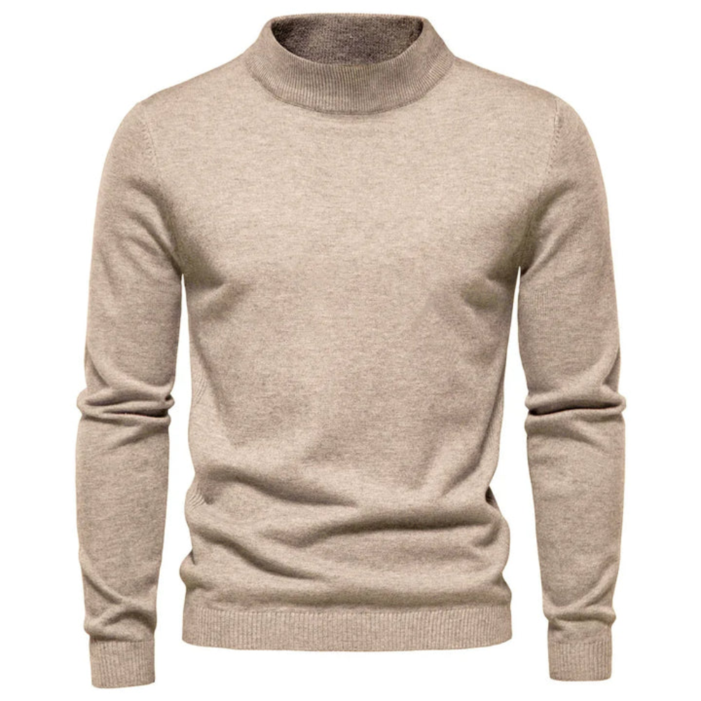Kurzes Rollkragen-Sweatshirt für Männer