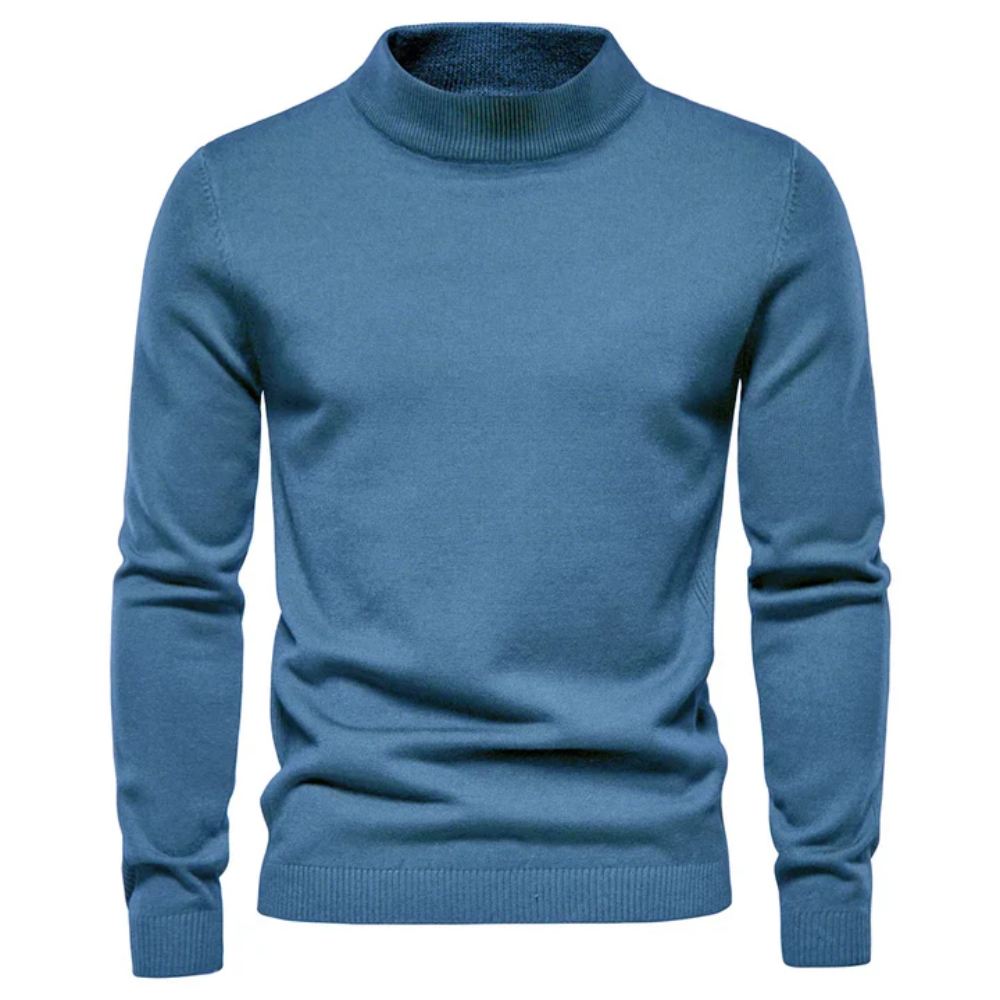 Kurzes Rollkragen-Sweatshirt für Männer