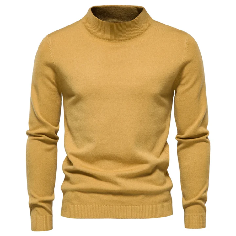 Kurzes Rollkragen-Sweatshirt für Männer