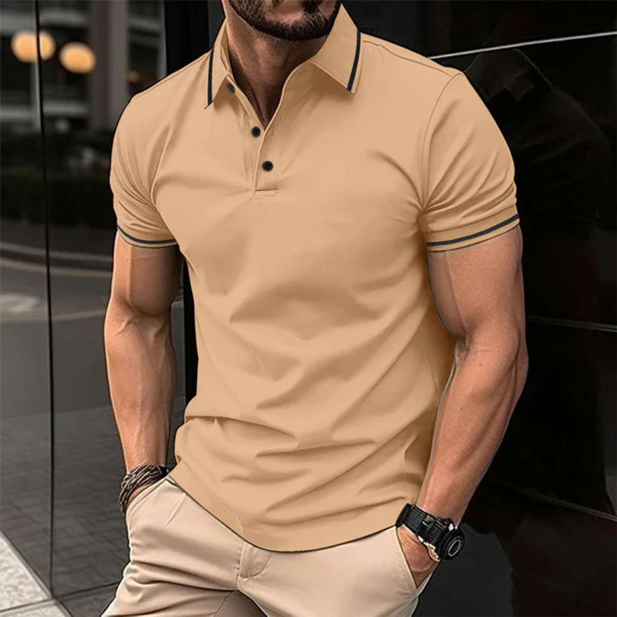 Kurzarm-Poloshirt für Männer