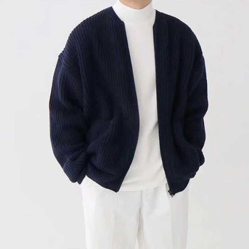 Kurze Strickjacke für Männer