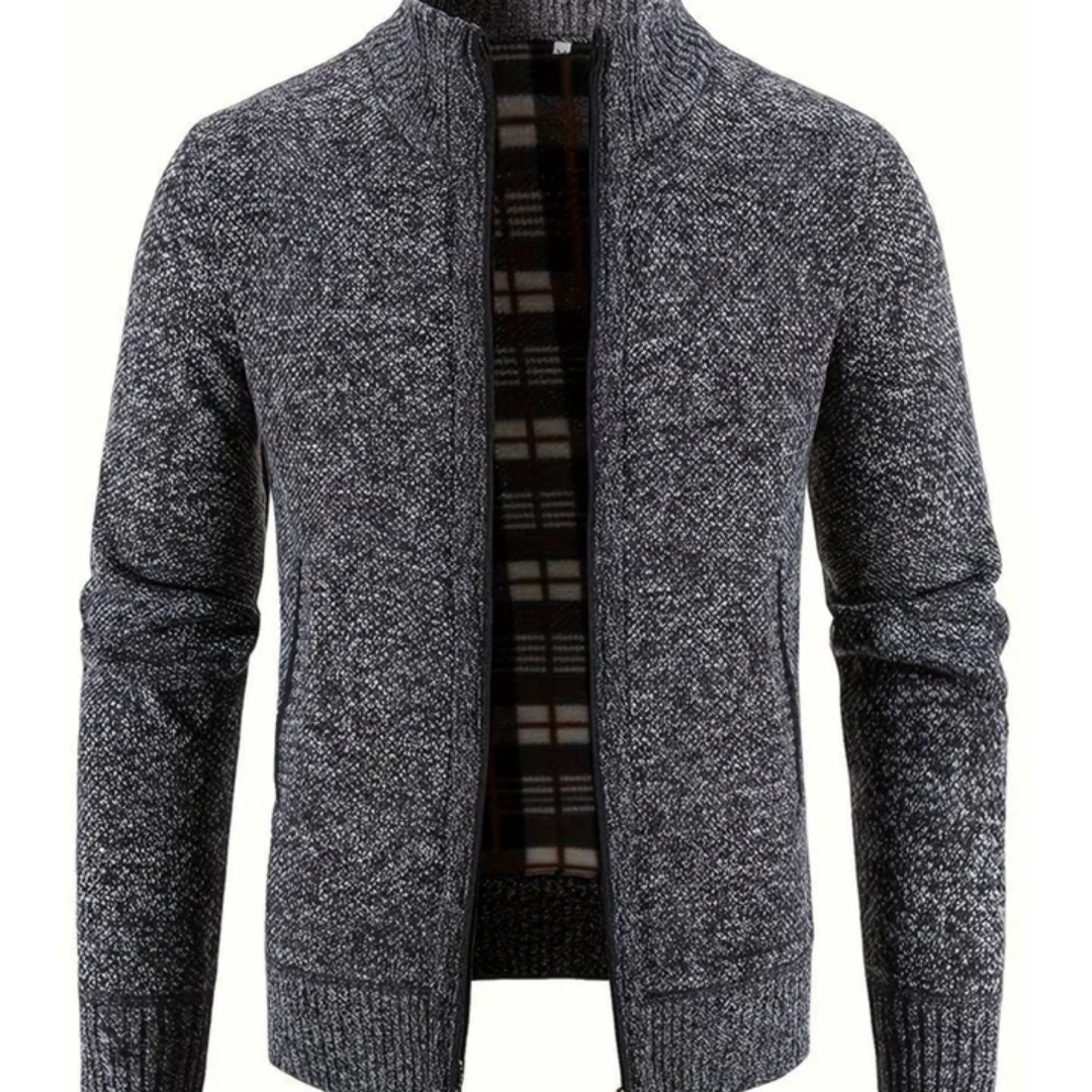 Kurze Strickjacke für Männer