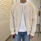 Kurze Strickjacke für Männer