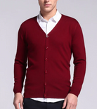 Kurze Strickjacke für Männer