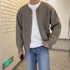 Kurze Strickjacke für Männer