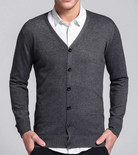 Kurze Strickjacke für Männer