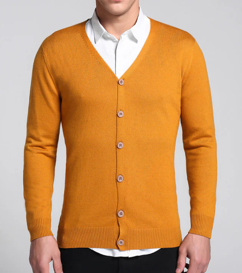 Kurze Strickjacke für Männer