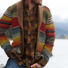 Kurze Strickjacke für Männer