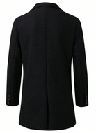 Herren Lang Trenchcoat Winterjacke