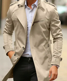 Lang Trenchcoat für Männer