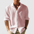 Langarm Button Down Hemd für Männer