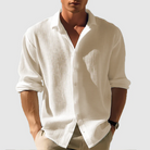 Langarm Button Down Hemd für Männer