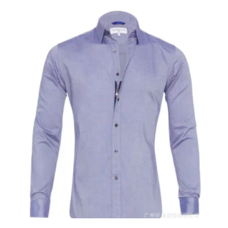 Langarm Button Up Hemd für Männer