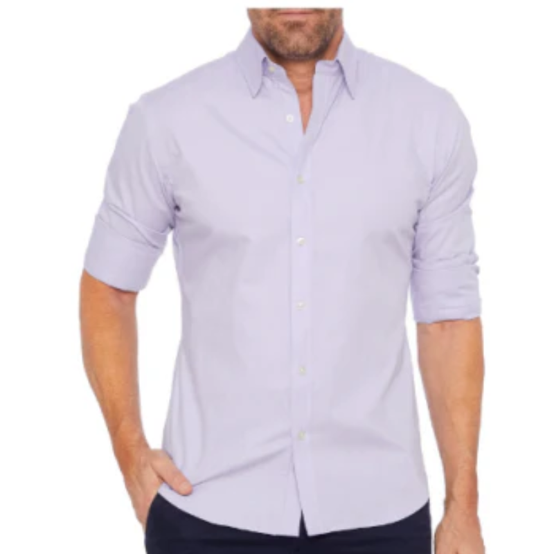 Langarm Button Up Hemd für Männer