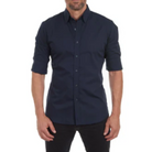Langarm Button Up Hemd für Männer