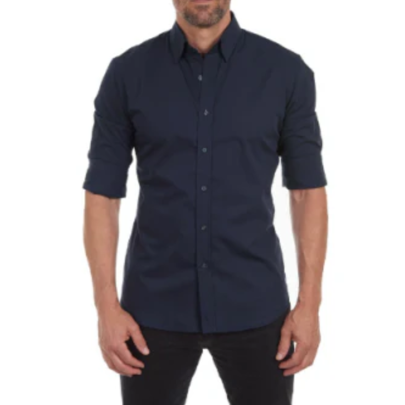 Langarm Button Up Hemd für Männer