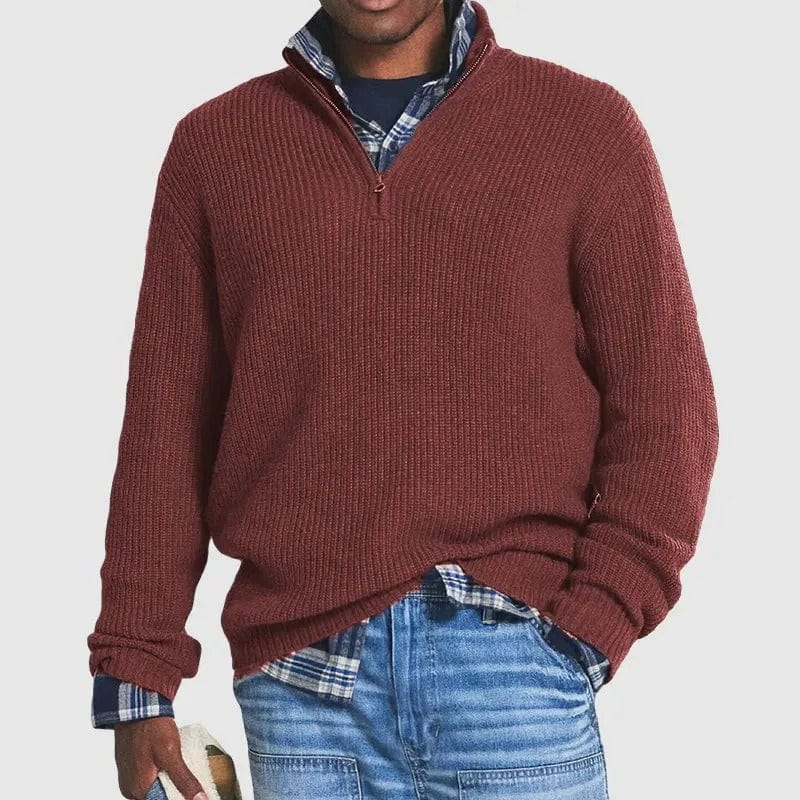 Pullover mit Reißverschluss für Männer