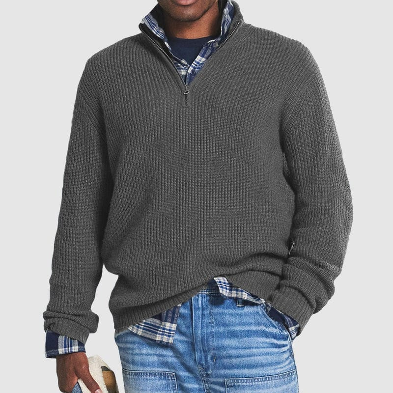 Pullover mit Reißverschluss für Männer