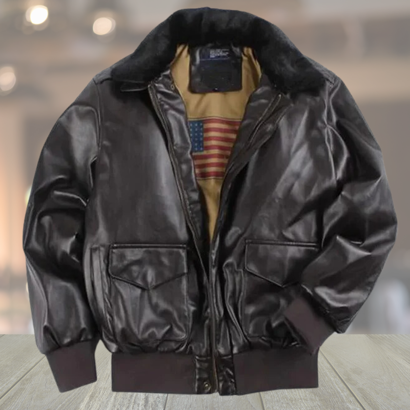 Schwarze Bomberjacke für Männer
