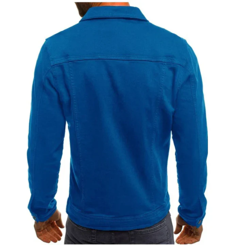 Schwarze Jeansjacke für Männer
