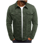 Schwarze Jeansjacke für Männer