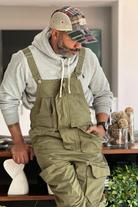 Herren Schwarz Overall Arbeitskleidung