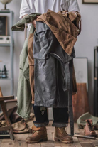 Herren Schwarz Overall Arbeitskleidung