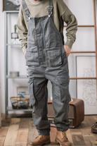 Herren Schwarz Overall Arbeitskleidung
