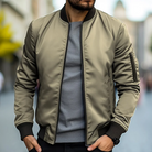 Schwarze Bomberjacke für Männer