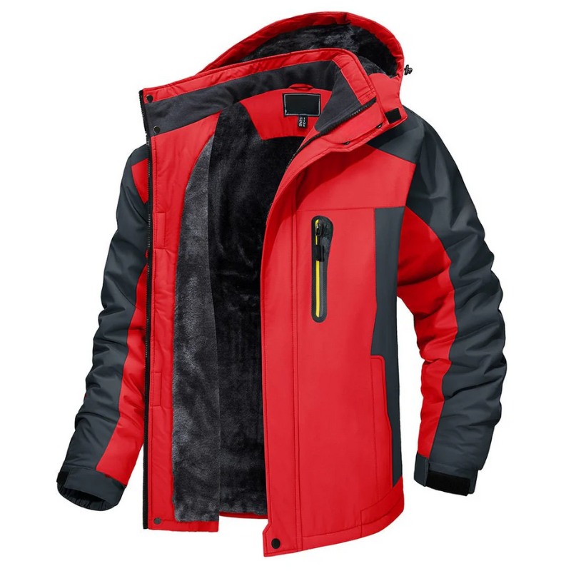 Herren Ski Jacke Schwarz