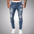 Herren Slim Fit Jeans Grau