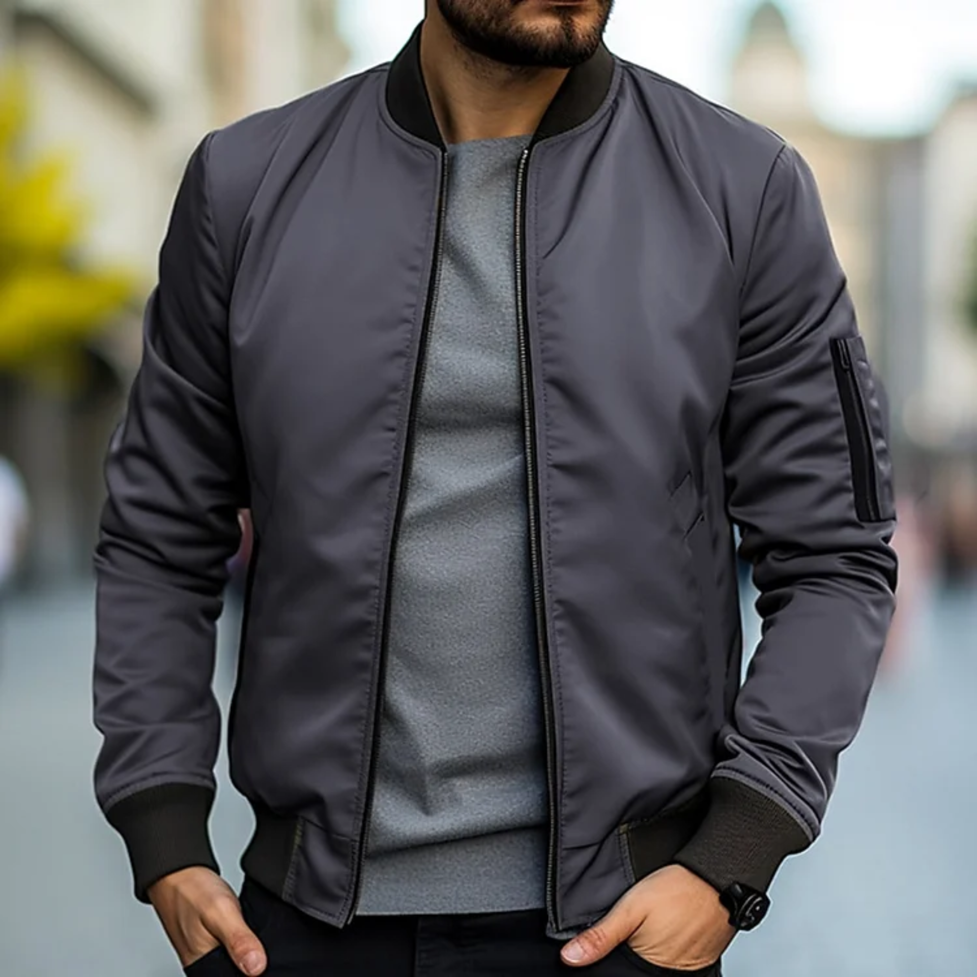 Sommer Bomberjacke für Männer