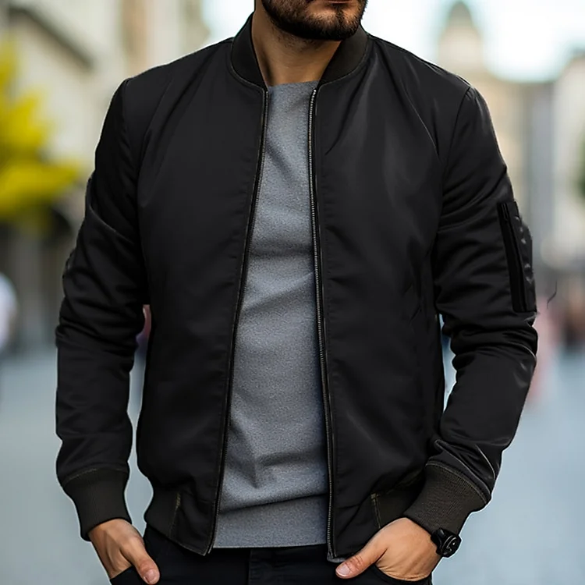 Sommer Bomberjacke für Männer