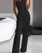 Jumpsuit Damen Sommer Schwarz