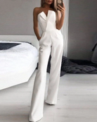 Jumpsuit Damen Sommer Schwarz