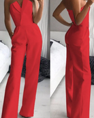 Jumpsuit Damen Sommer Schwarz