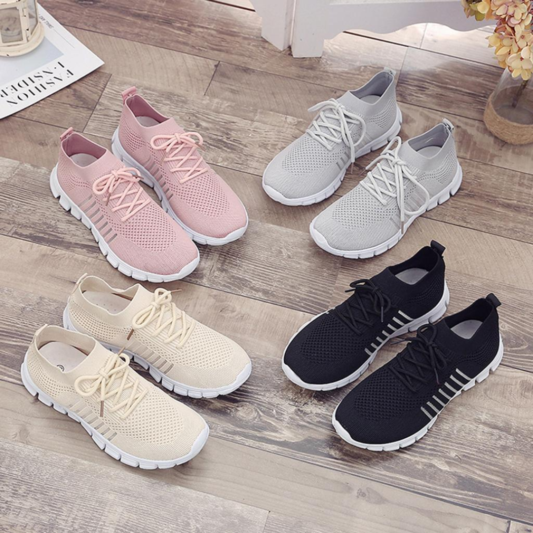 Schwarze Sneaker Damen Turnschuhe