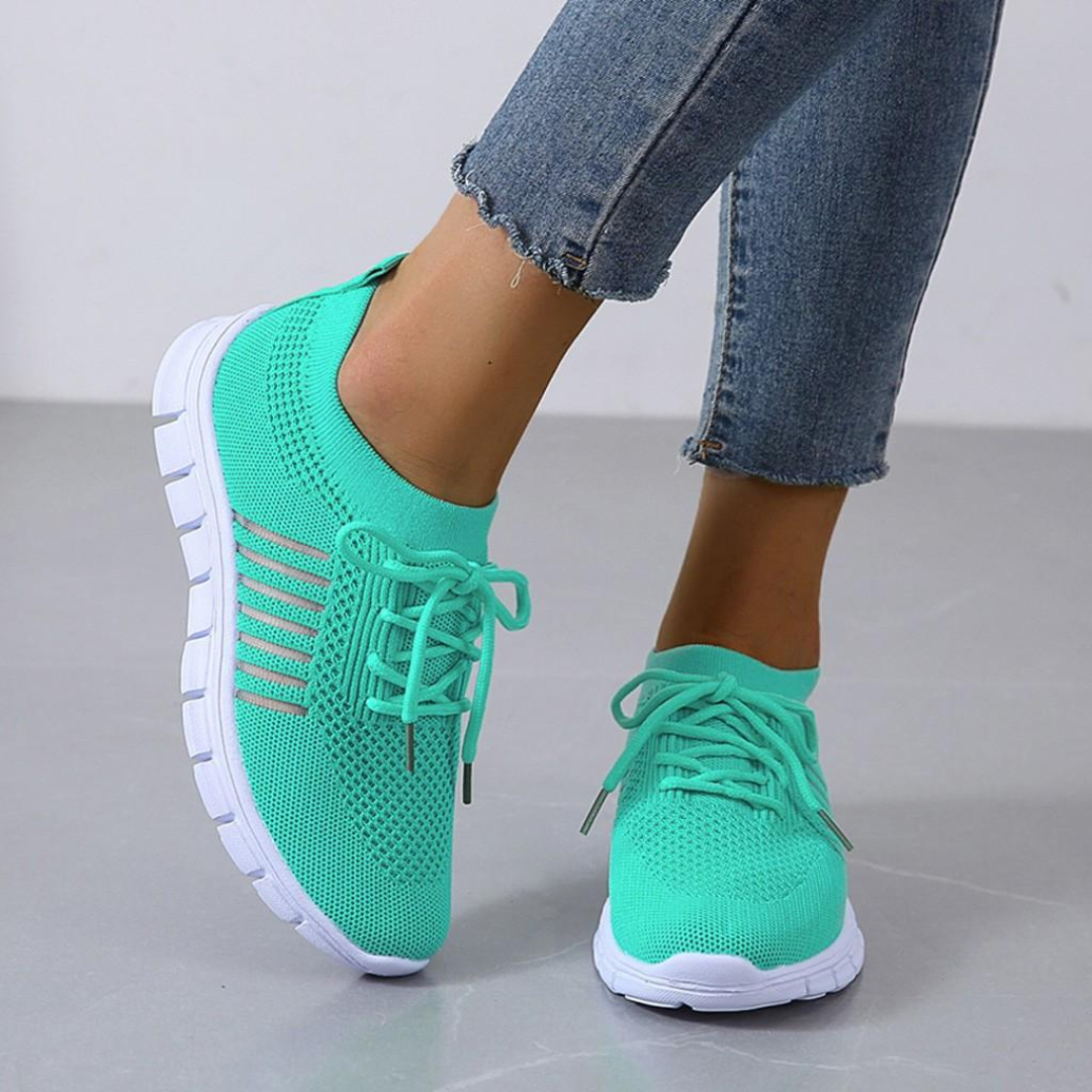 Schwarze Sneaker Damen Turnschuhe